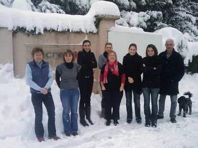 a la neige à Romans